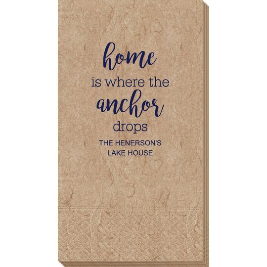 Home is Where the Anchor Drops Bali Guest Towels